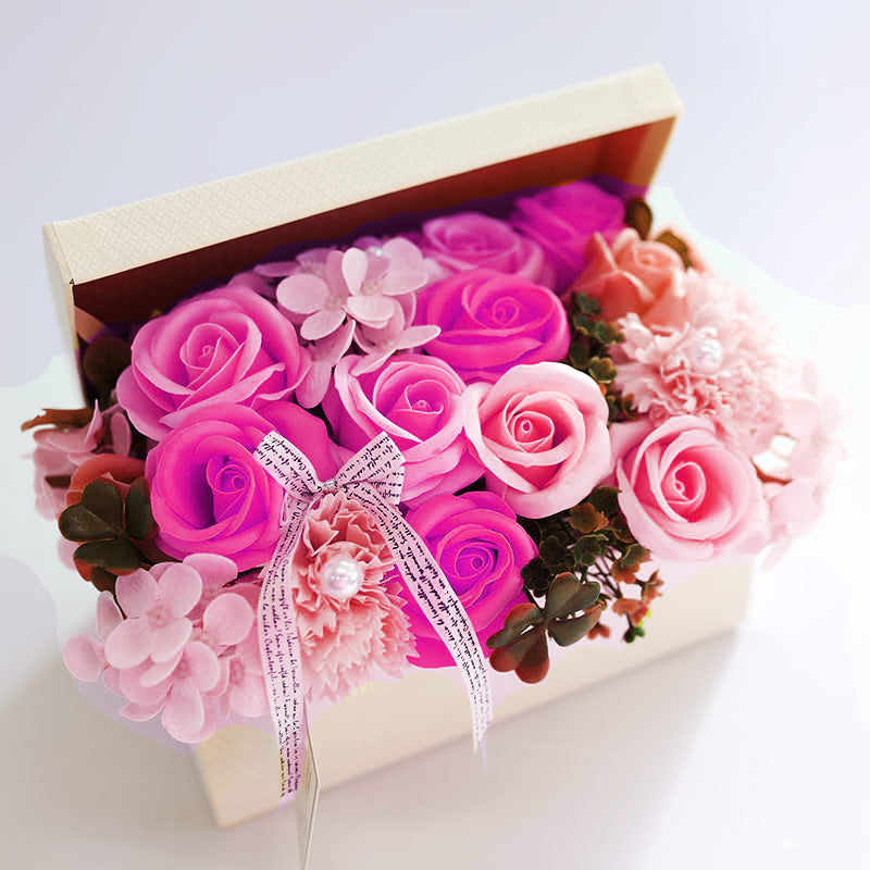 Soap Flower Gift Box